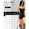 image:imageEkouaer Womens Workout Romper Ribbed Unitard Stretch One Piece Short Jumpsuits Yoga Sleeveless Adjustable OutfitsGreen Spruce