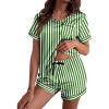 Green-white Stripes