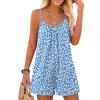Blue White Floral
