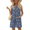 Floral Navy Blue