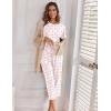 image:imageEkouaer 2 Pack Womens Pajamas Sets Short Sleeve Tops and Capri Pants Pjs Colorful Printed Sleepwear SetsHydrangeas