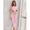 image:imageEkouaer 2 Pack Womens Pajamas Sets Short Sleeve Tops and Capri Pants Pjs Colorful Printed Sleepwear SetsRabbit and Carrot