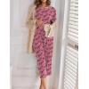 image:imageEkouaer 2 Pack Womens Pajamas Sets Short Sleeve Tops and Capri Pants Pjs Colorful Printed Sleepwear SetsStars  Love