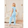 image:imageEkouaer 2 Pack Womens Pajamas Short Sleeve Sleepwear Top with Pants SuperSoft Printed Lounge Sets SXXLGray StarBlue Star