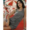 image:imageEkouaer Rompers for Women Summer 2026 Casual Sleeveless Scoop Neck Tank Top Ribbed Short Jumpsuits Romper with PocketsDark Grey