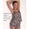 image:imageEkouaer Silk Pajamas Set for Women Satin Backless Lingerie Pjs Cami Top and Shorts NightwearPrintclassic Leopard