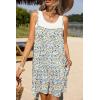 image:imageEkouaer Summer Rompers for Women Floral Beach Sleeveless Shorts Overalls Boho Outfits 2026 Jumpsuit With PocketsAwhite Floral Print