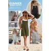 image:imageEkouaer Summer Rompers for Women Floral Beach Sleeveless Shorts Overalls Boho Outfits 2026 Jumpsuit With PocketsBlack