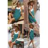 image:imageEkouaer Summer Rompers for Women Floral Beach Sleeveless Shorts Overalls Boho Outfits 2026 Jumpsuit With PocketsGreen Floral