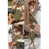 image:imageEkouaer Summer Rompers for Women Floral Beach Sleeveless Shorts Overalls Boho Outfits 2026 Jumpsuit With PocketsOlive Floral