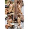 image:imageEkouaer Summer Rompers for Women Floral Beach Sleeveless Shorts Overalls Boho Outfits 2026 Jumpsuit With PocketsOrange Leaves