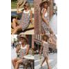 image:imageEkouaer Summer Rompers for Women Floral Beach Sleeveless Shorts Overalls Boho Outfits 2026 Jumpsuit With PocketsWhite Colorful Floral