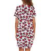 image:imageEkouaer Women V Neck Button Down NightgownPattern8heart