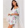 image:imageEkouaer Women V Neck Button Down NightgownPink Flower
