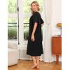 image:imageEkouaer Womens House Dress with PocketsBlack