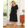 image:imageEkouaer Womens House Dress with PocketsBlack