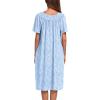 image:imageEkouaer Womens House Dress with PocketsBlue White Floral
