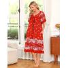 image:imageEkouaer Womens House Dress with PocketsChristmas Print