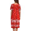 image:imageEkouaer Womens House Dress with PocketsChristmas Print