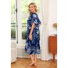 image:imageEkouaer Womens House Dress with PocketsEvening Blue Vines