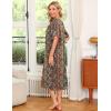 image:imageEkouaer Womens House Dress with PocketsFloral Multicolor