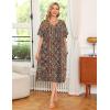 image:imageEkouaer Womens House Dress with PocketsFloral Multicolor