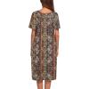 image:imageEkouaer Womens House Dress with PocketsFloral Multicolor