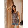 image:imageEkouaer Womens Silk Satin Tank Tops V Neck Casual Cami Sleeveless Camisole Blouses Summer Basic Tank ShirtEthnic StyleYellowGreen