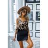 image:imageEkouaer Womens Silk Satin Tank Tops V Neck Casual Cami Sleeveless Camisole Blouses Summer Basic Tank ShirtMulticolored