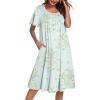 Floral Light Green
