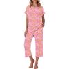 Pink Cashew Flower Print
