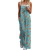 Blue Red Floral