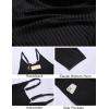 image:imageEkouaer Jumpsuits for Women Sleeveless Spaghetti Strap Ribbed Overall Jumpsuit V Neck Summer Romper with Pockets 2026Ablack