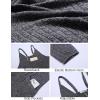 image:imageEkouaer Jumpsuits for Women Sleeveless Spaghetti Strap Ribbed Overall Jumpsuit V Neck Summer Romper with Pockets 2026Dark Grey