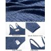 image:imageEkouaer Jumpsuits for Women Sleeveless Spaghetti Strap Ribbed Overall Jumpsuit V Neck Summer Romper with Pockets 2026Navy Blue