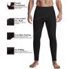 image:imageEkouaer Mens Long Johns Thermal Underwear Micro Soft Fleece Lined Base Layer Set Cold Weather Warm Underwear Top and Bottom