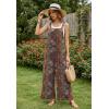 image:imageEkouaer Overalls for Women Loose Wide Leg Jumpsuits Casual One Piece Floral Boho Outfits Baggy Jumpers Comfy Summer RompersA Boho Print