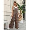 image:imageEkouaer Overalls for Women Loose Wide Leg Jumpsuits Casual One Piece Floral Boho Outfits Baggy Jumpers Comfy Summer RompersA Boho Print