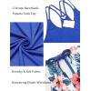 image:imageEkouaer Womens Cami Pajama Set Sleeveless Racerback Tank Top Pjs Soft SleepwearBlue Floral