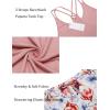 image:imageEkouaer Womens Cami Pajama Set Sleeveless Racerback Tank Top Pjs Soft SleepwearLilac Floral