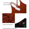 image:imageEkouaer Womens Cami Pajama Set Sleeveless Racerback Tank Top Pjs Soft SleepwearWine Red