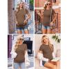 image:imageEkouaer 4 Packs Maternity Shirts Short Sleeve Crew Neck Pregnancy Tee Tops Tunic Blouse Soft Mama Clothes SXXL3pcs Black  Brown  Khaki