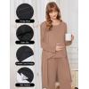 image:imageEkouaer Maternity Nursing Robe Set 3 Pieces Sleeveless Top Pregnancy Pants amp Robe Double Layer Pajamas SXXLKhaki