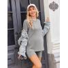 image:imageEkouaer Maternity Sets 2 Piece Outfits Ribbed Knit Short Sleeve Shirts and Biker Shorts Pregnancy Loungewear Mama ClothesLight Grey