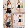 image:imageEkouaer Maternity Shorts Over The Belly Pregnancy Lounge Summer Workout Pajama Sleep Shorts with PocketsBlack