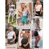 image:imageEkouaer Maternity Shorts Over The Belly Pregnancy Lounge Summer Workout Pajama Sleep Shorts with PocketsGreen