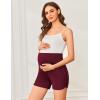 image:imageEkouaer Maternity Shorts Over The Belly Pregnancy Lounge Summer Workout Pajama Sleep Shorts with PocketsMaroon