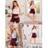 image:imageEkouaer Maternity Shorts Over The Belly Pregnancy Lounge Summer Workout Pajama Sleep Shorts with PocketsMaroon