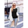 image:imageEkouaer Womens Maternity Shirts Long Sleeve 3 Packs Pregnancy Tee Top Tunic Blouse Casual Mama Clothes SXXL3pcs Black  White  Grey
