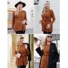 image:imageEkouaer Womens Maternity Shirts Long Sleeve Pregnancy Tops Casual Ribbed Knit Winter Pregnant BlousesB Brick Red